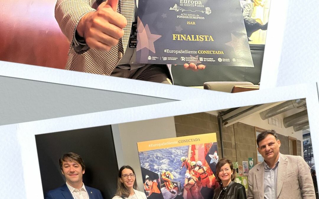 Salvamento Marítimo, finalista en los Premios Fondos Europeos Europa se Siente 2025 con el proyecto iSAR