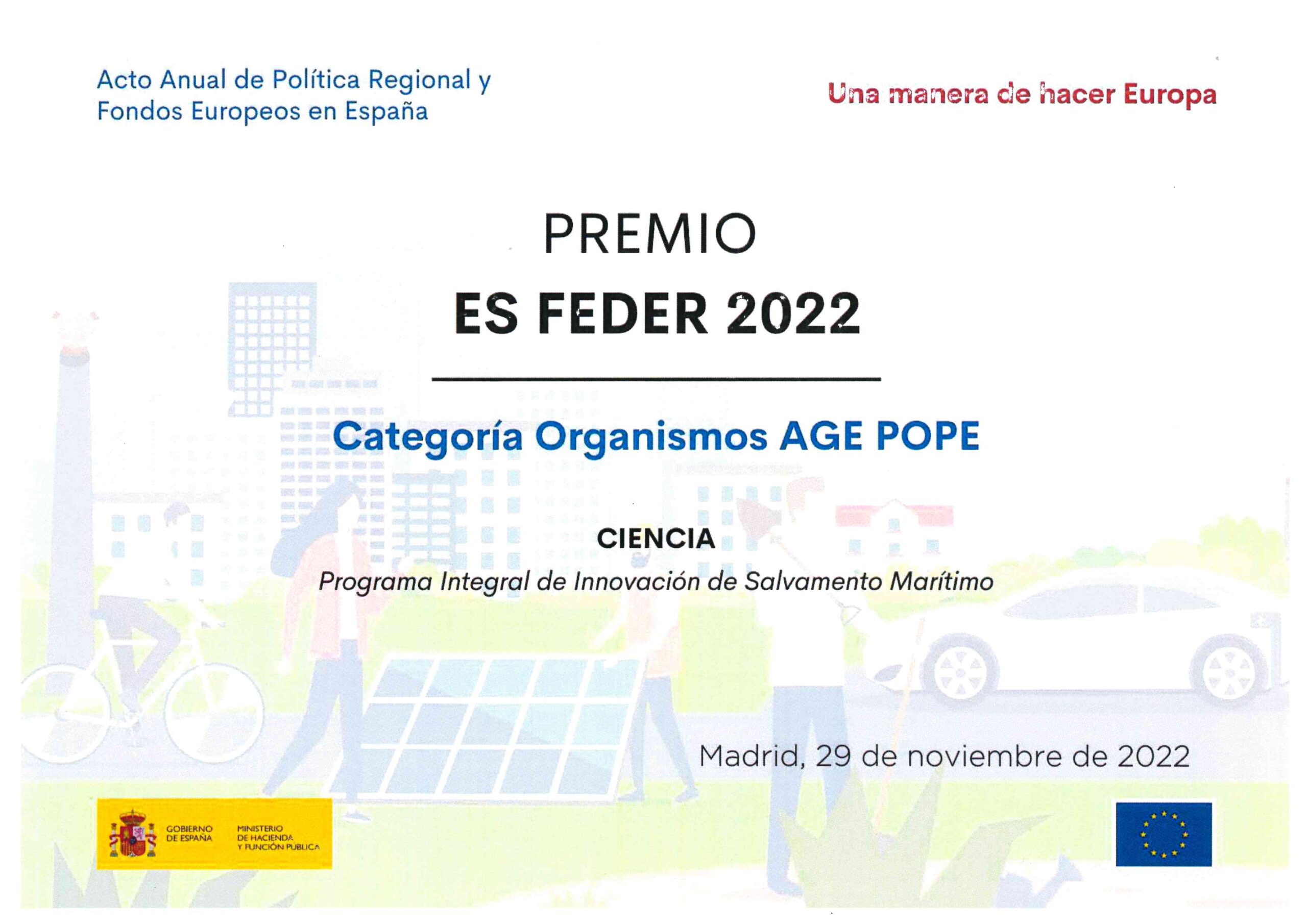 PREMIO ES FEDER 2022